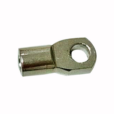 Q type metal eyelets with thread for both rod and tube ends